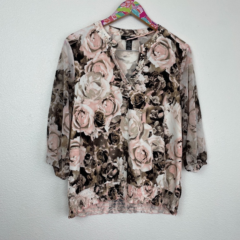 Style & Co Petite blouse size PL // 10